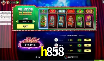 Descubra o Mundo do Cassino Online com h858